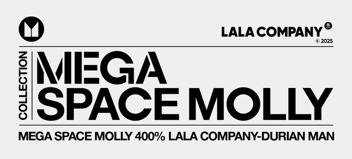 MEGA SPACE MOLLY 400% LALA COMPANY - Durian Man - POP MART (Japan)