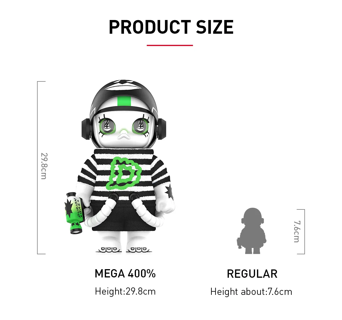 MEGA SPACE MOLLY 400% LALA COMPANY - Durian Man - POP MART (Vietnam)