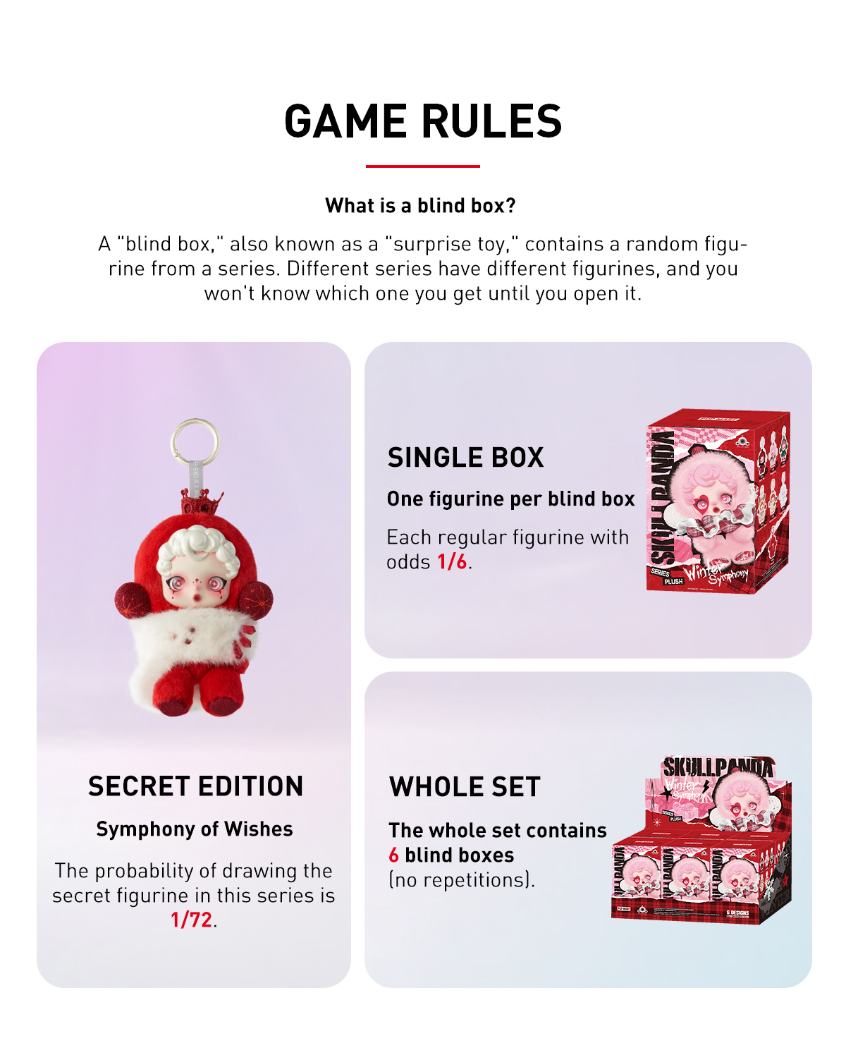 POP NOW:SKULLPANDA Winter Symphony Series Plush - POP MART