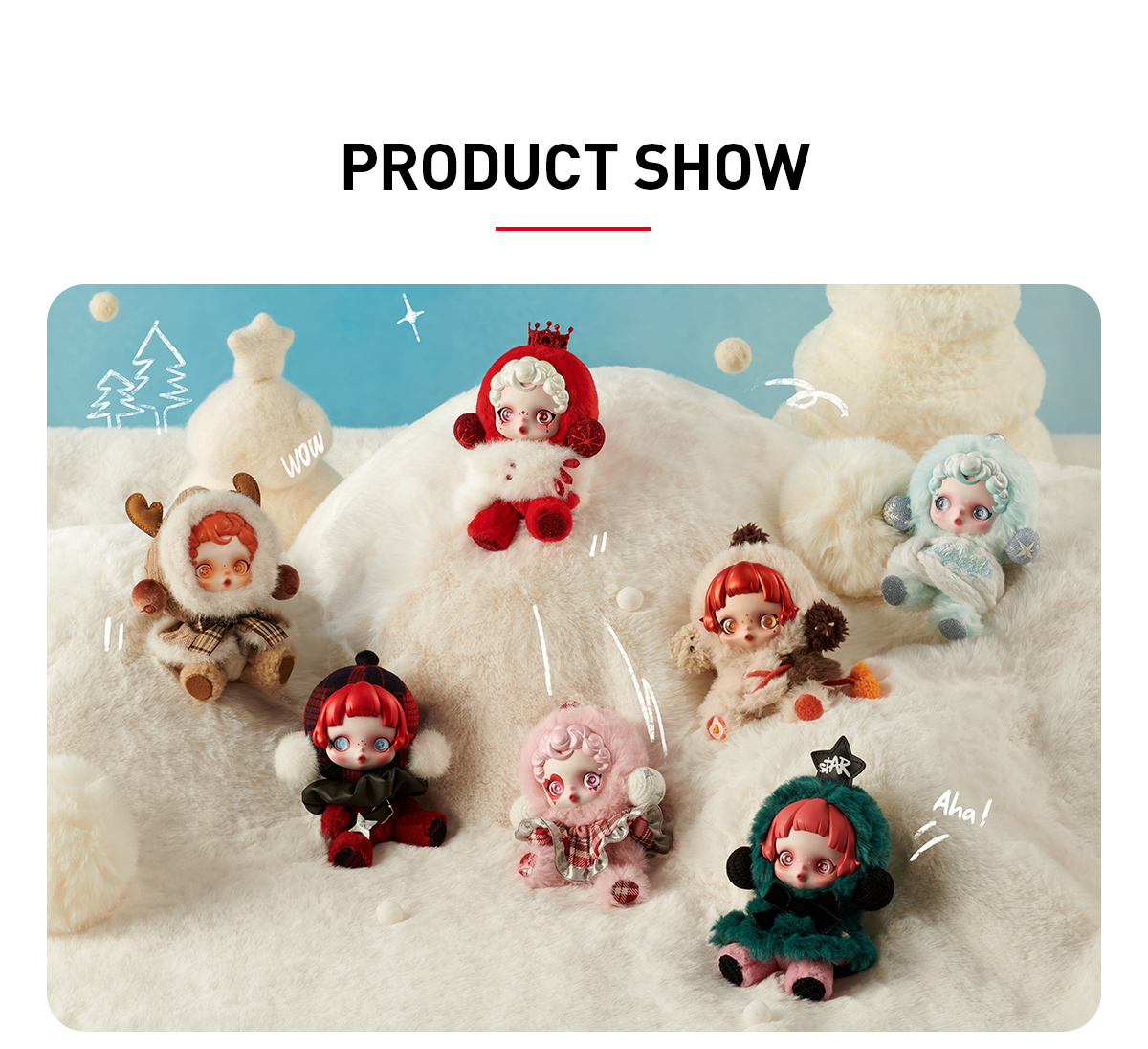 新品袋未開封3点セット SKULLPANDA クリスマス SKULLPANDA Winter Symphony Series Plush - POP MART (Macao