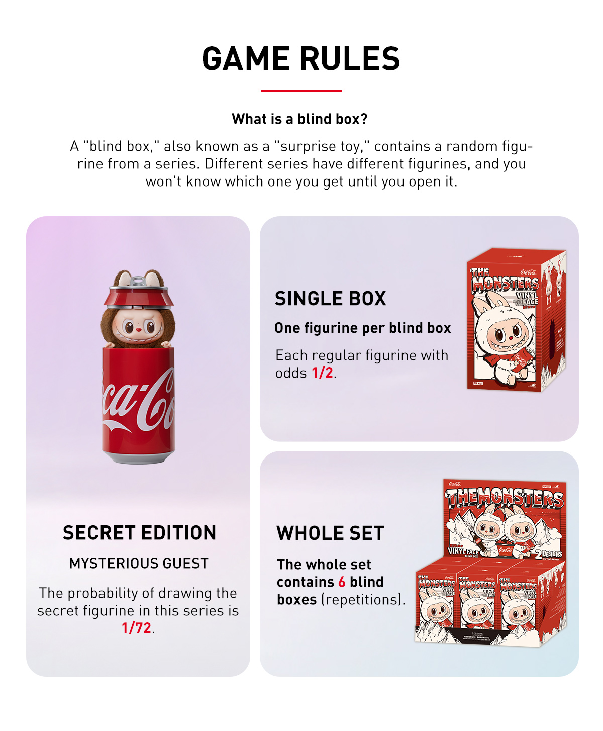 THE MONSTERS COCACOLA SeriesFigures 2セット The Monsters Coca-Cola Series Figures - Surprey