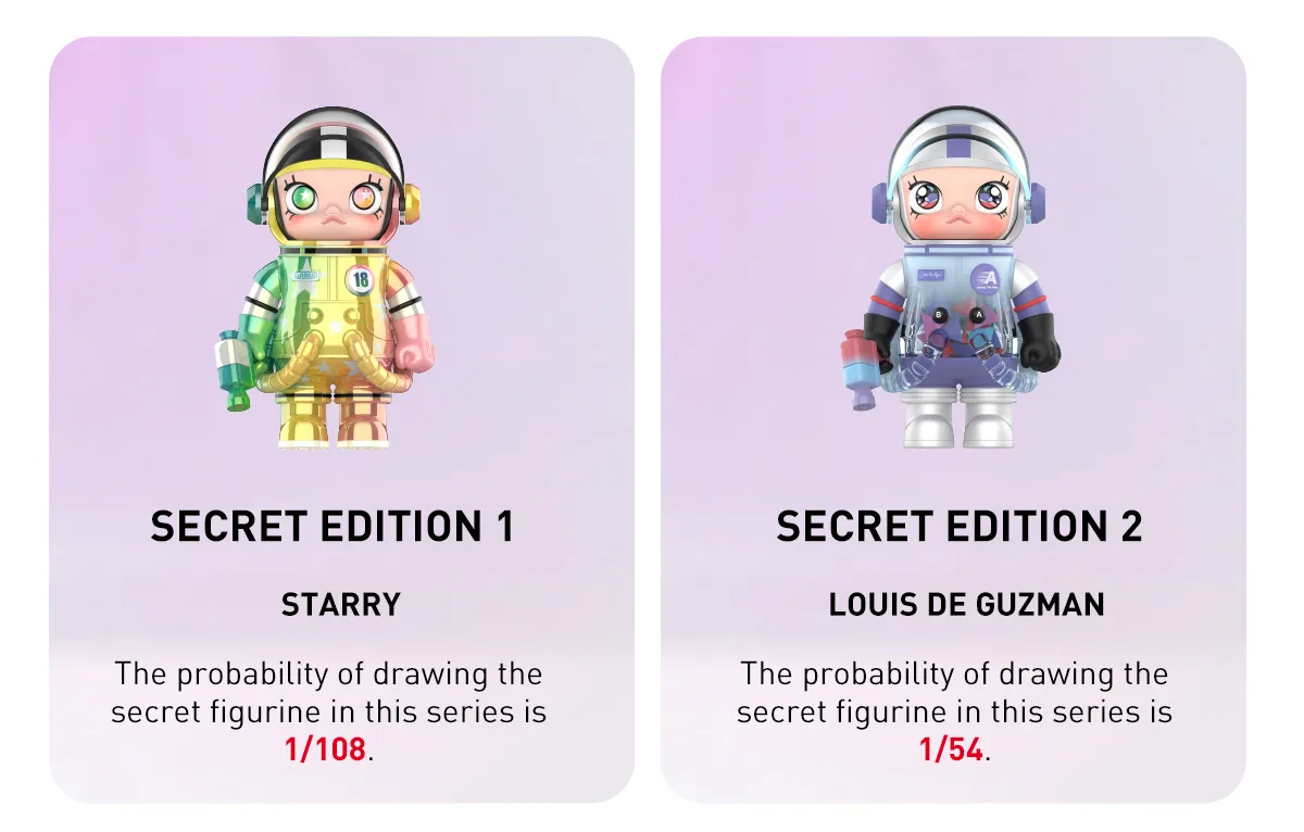 FIGURINE BOÎTE POP MART Mega collection Space Molly Series 100% - Little Painter EUR 18,99 - FR