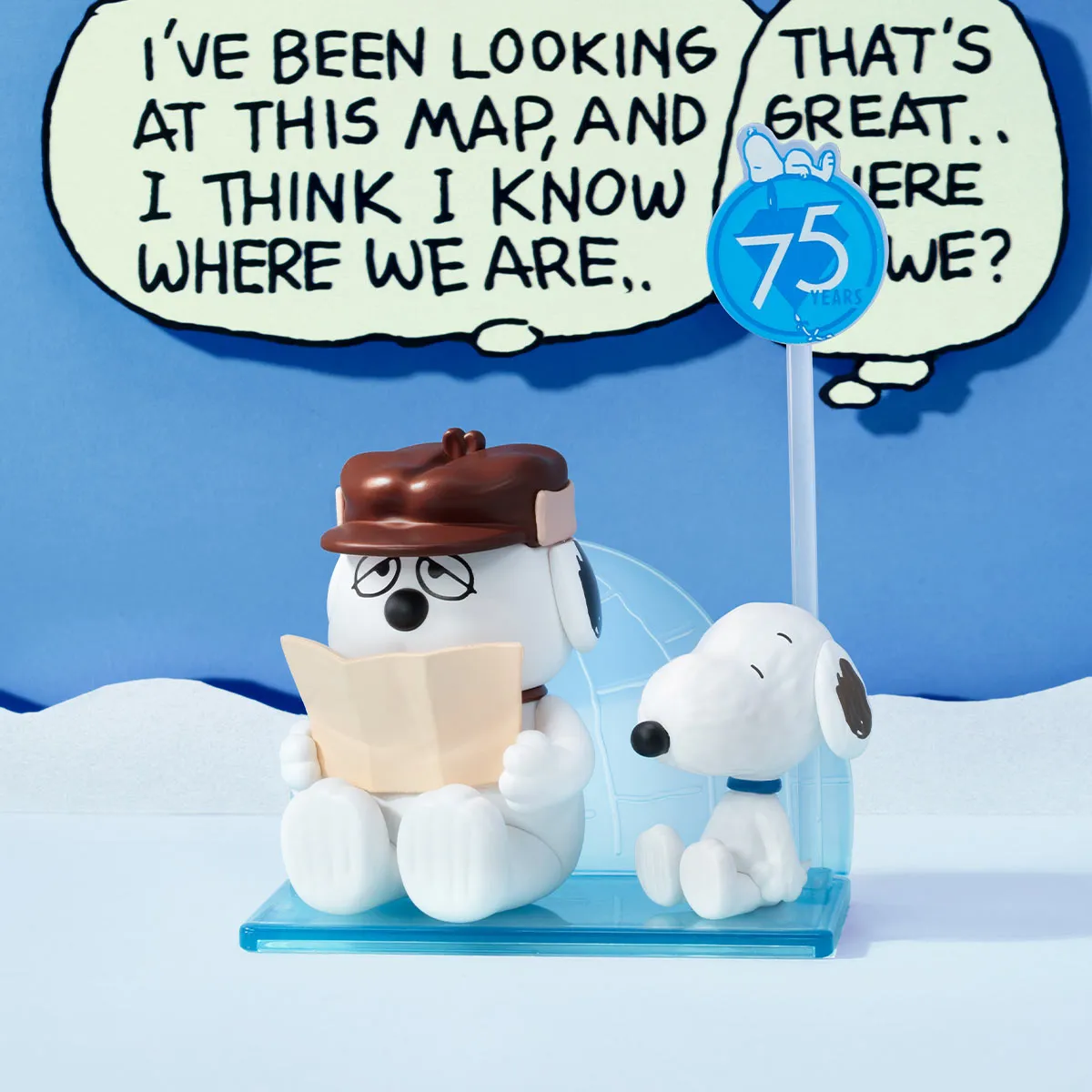 Peanuts 75th Anniversary | Snoopy Comic Life Series Figures - POP 