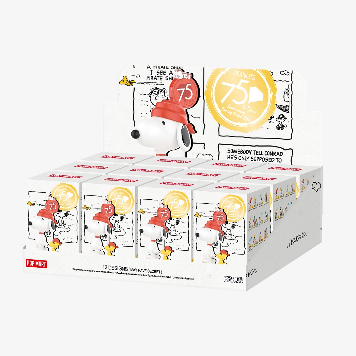 POPMART スヌーピー コミック ライフ シリーズ 12個入り アソート Peanuts 75th Anniversary | Snoopy Comic Life Series Figures - POP