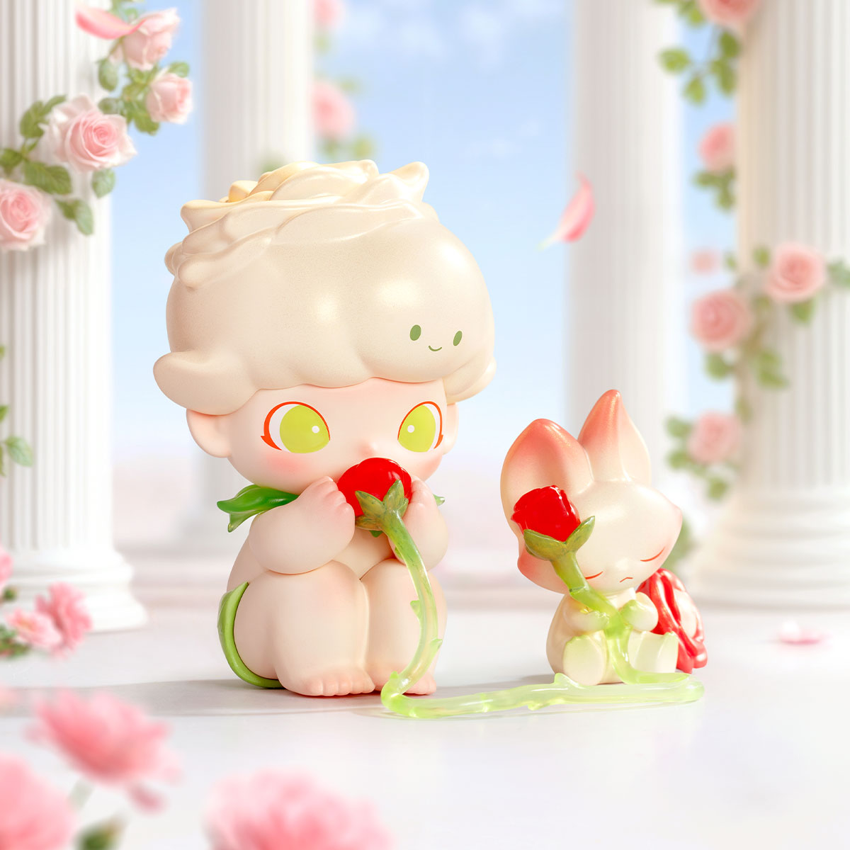 DIMOO An Enchanted Rose フィギュアセット　ディムー DIMOO Whisper of the Rose Figure - POP MART (Netherlands)