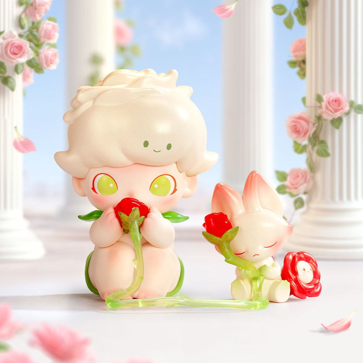 DIMOO An Enchanted Rose フィギュアセット　ディムー DIMOO Whisper of the Rose Figure - POP MART (Switzerland)