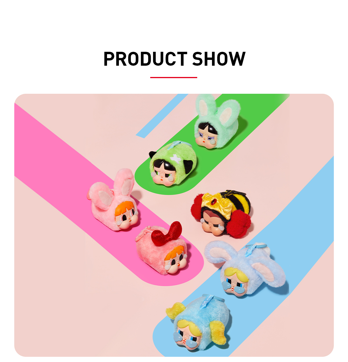 CRYBABY × Powerpuff Girls Series-Vinyl Face Plush Blind Box - POP