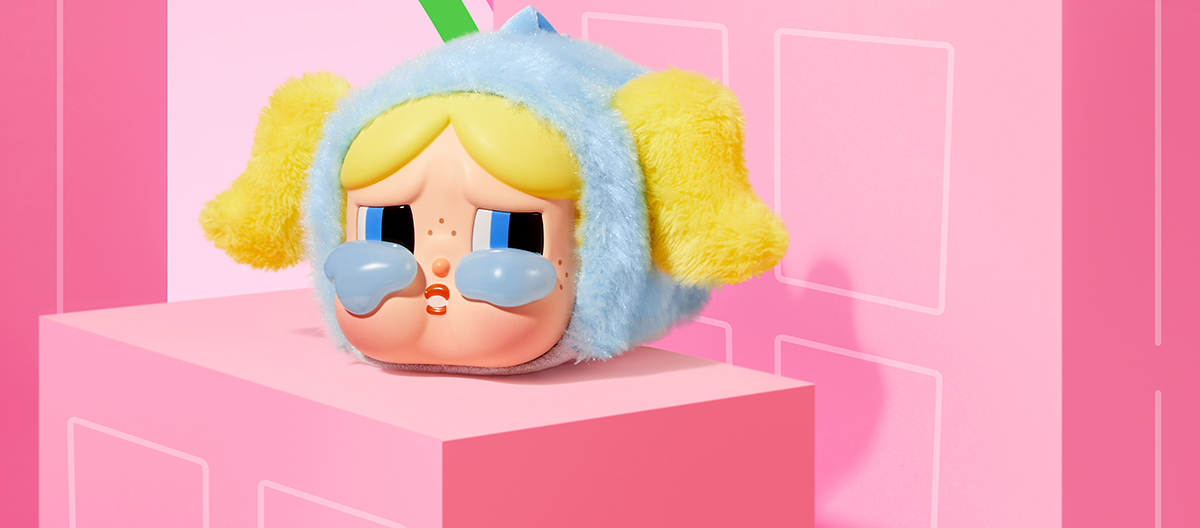 POP NOW:CRYBABY × Powerpuff Girls Series-Vinyl Face Plush Blind