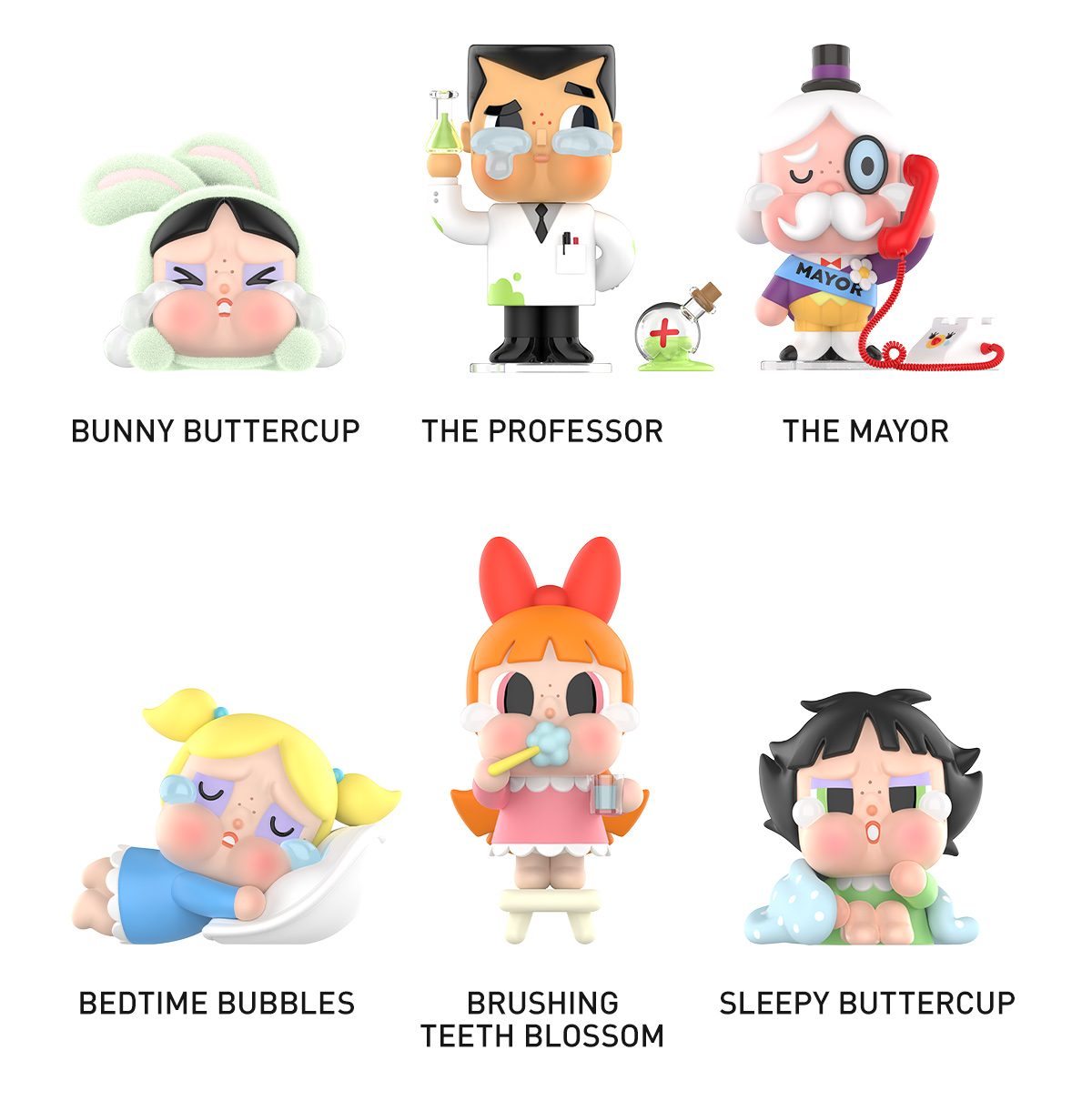 CRYBABY × Powerpuff Girls Series Figures - POP MART (Japan)