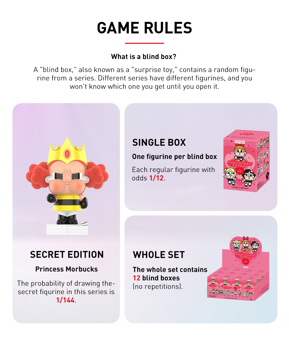 CRYBABY × Powerpuff Girls Series Figures - POP MART (Japan)