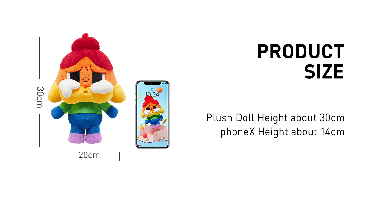 CRYBABY CHEER UP, BABY! SERIES-Plush Pendant Blind Box