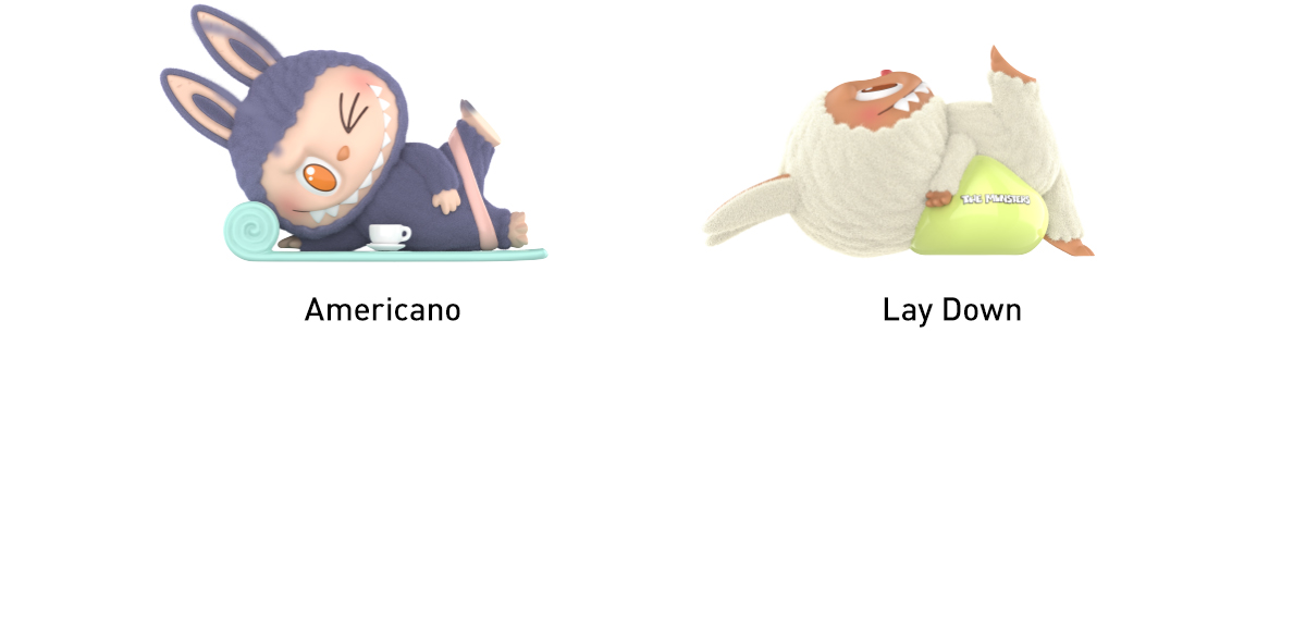 POP NOW:THE MONSTERS Lazy Yoga Series Figures - POP MART (Japan)