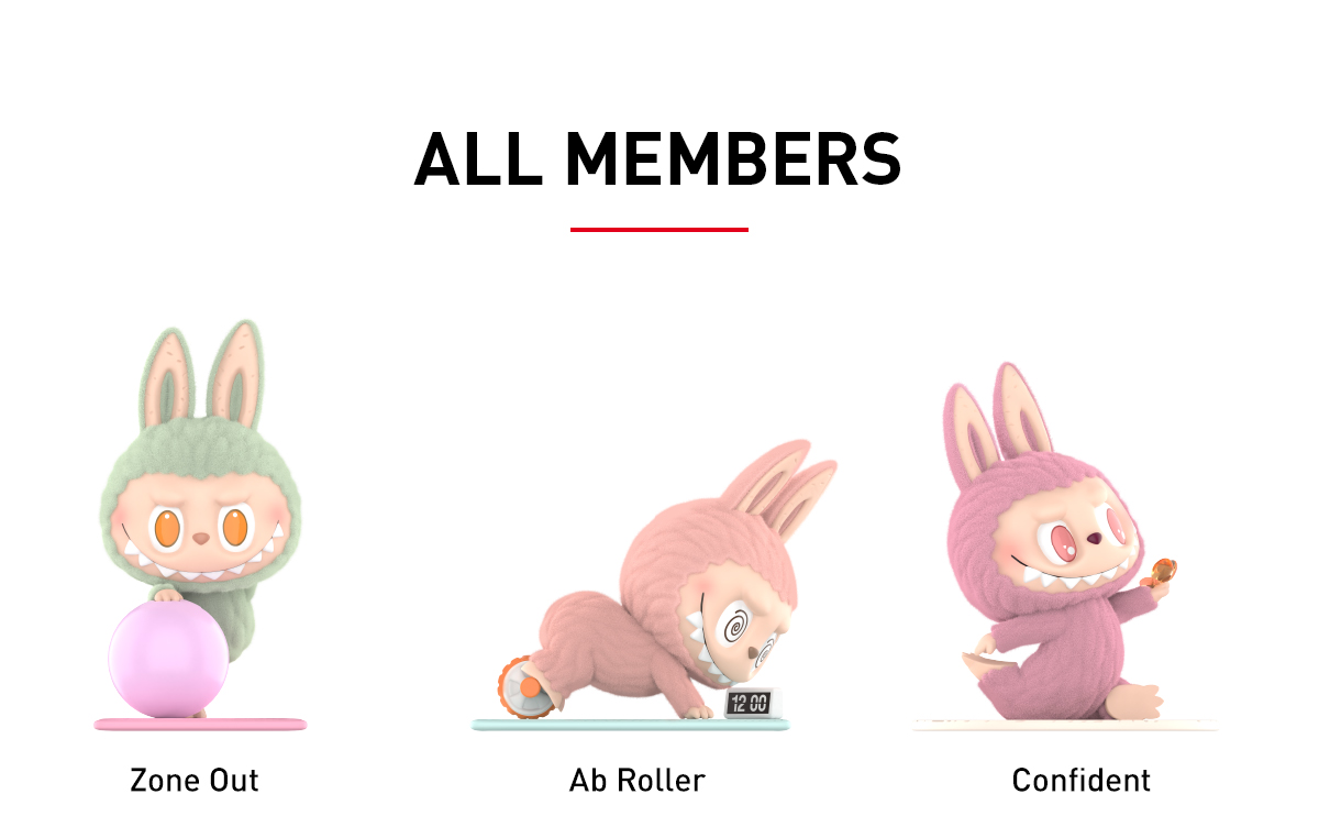 POP NOW:THE MONSTERS Lazy Yoga Series Figures - POP MART (Japan)