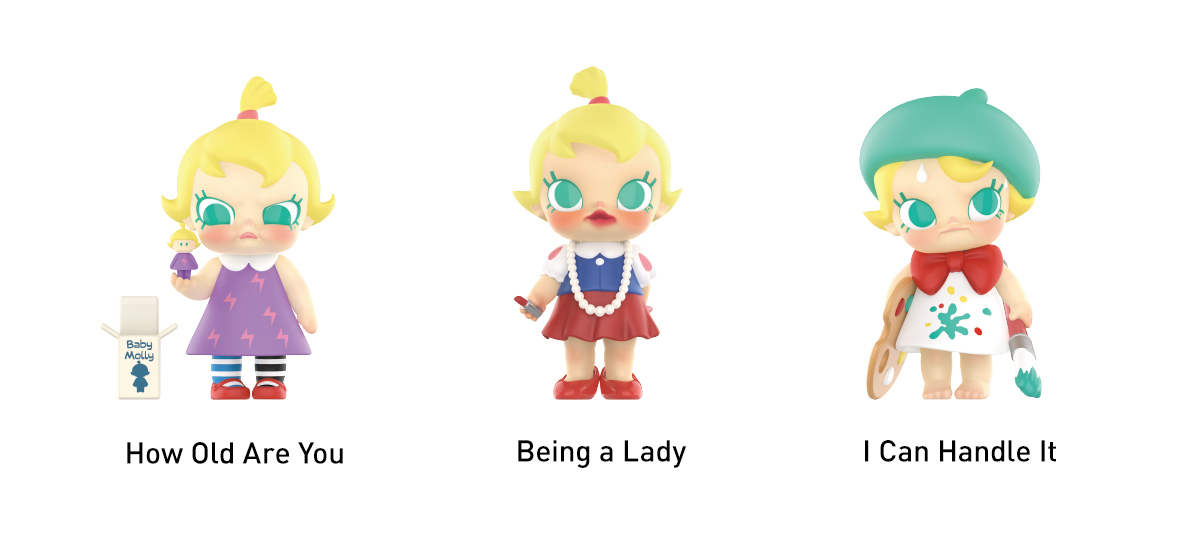 POP NOW:Baby Molly When I was Three！Series Figures - POP MART (Japan)