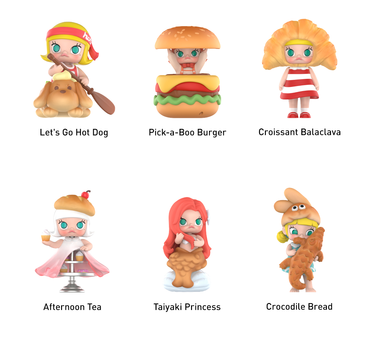 MOLLY Carb-Lover Series Figures - POP MART (Japan)