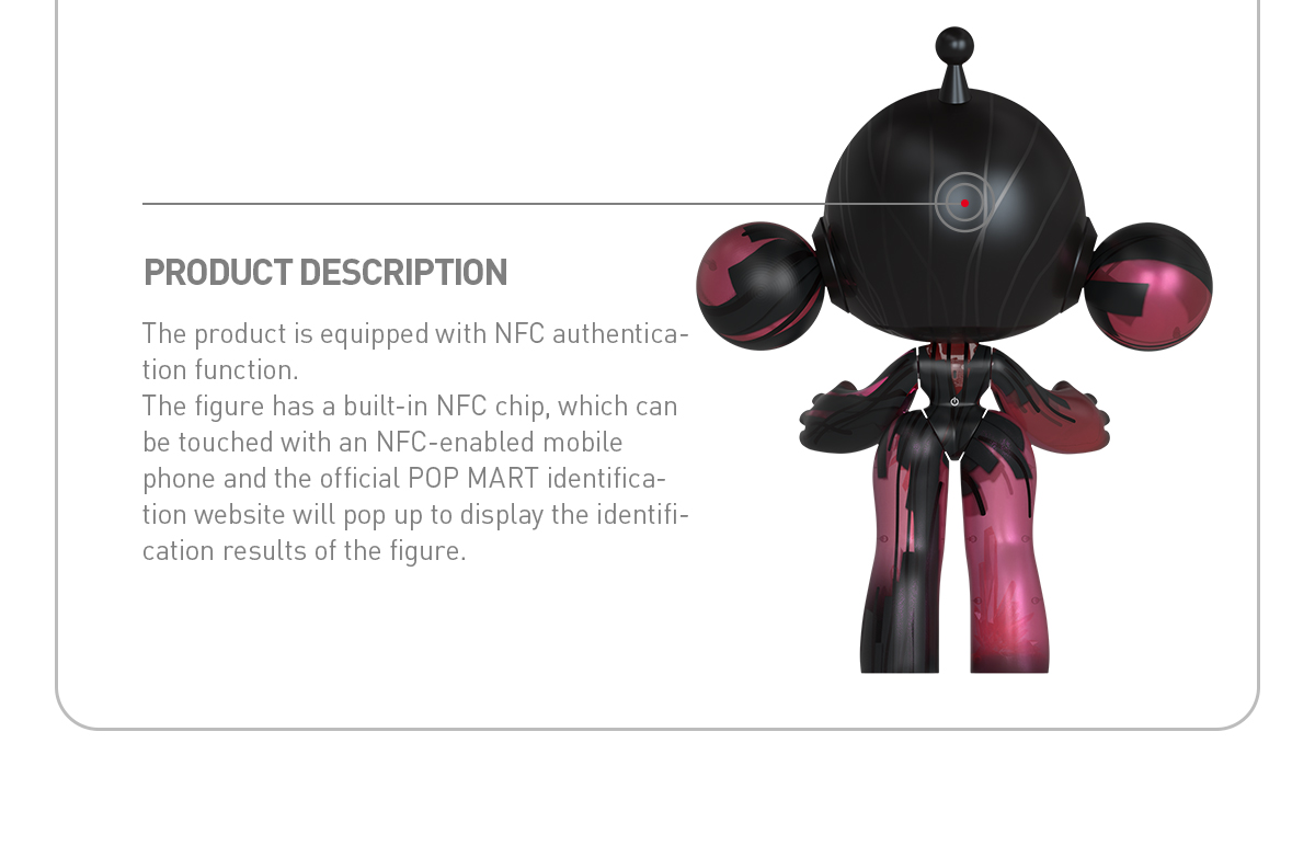 MEGA α SKULLPANDA 1000% Red Crystal MEGA α SKULLPANDA 1000% Red Crystal - POP MART (Czech Republic)
