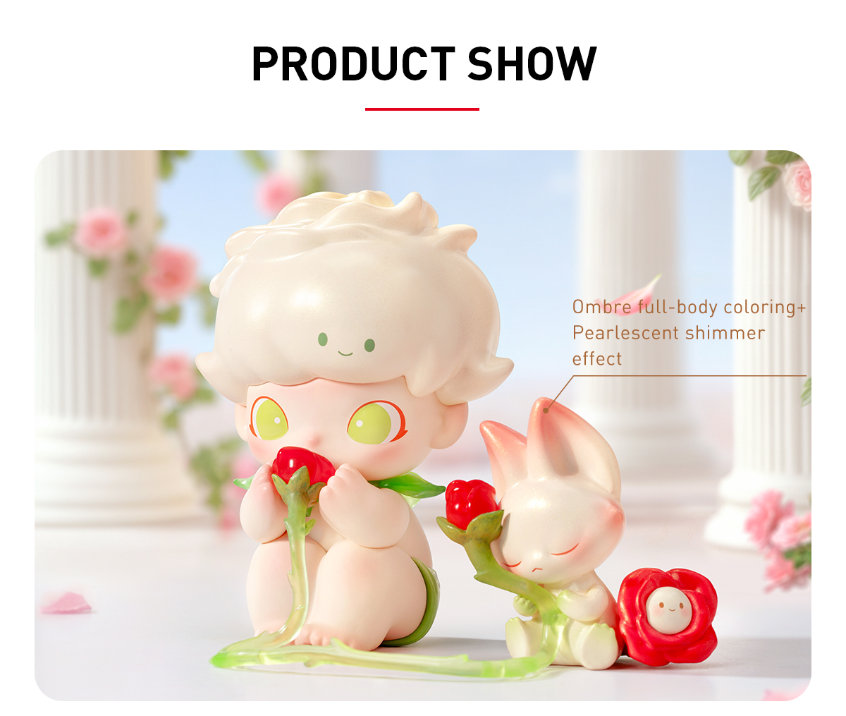 DIMOO An Enchanted Rose フィギュアセット　ディムー DIMOO Whisper of the Rose Figure - POP MART (Germany)