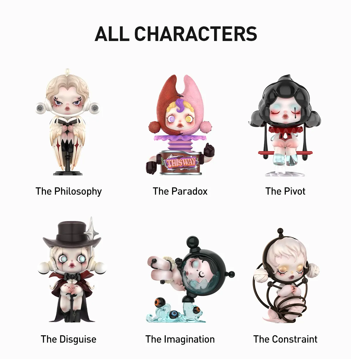 POP NOW:SKULLPANDA Image Of Reality Series Figures - POP MART 
