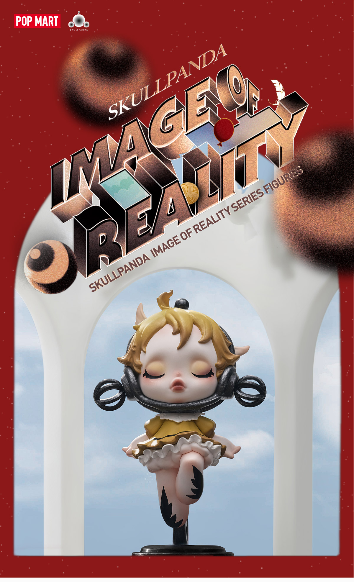 POP NOW:SKULLPANDA Image Of Reality Series Figures - POP MART