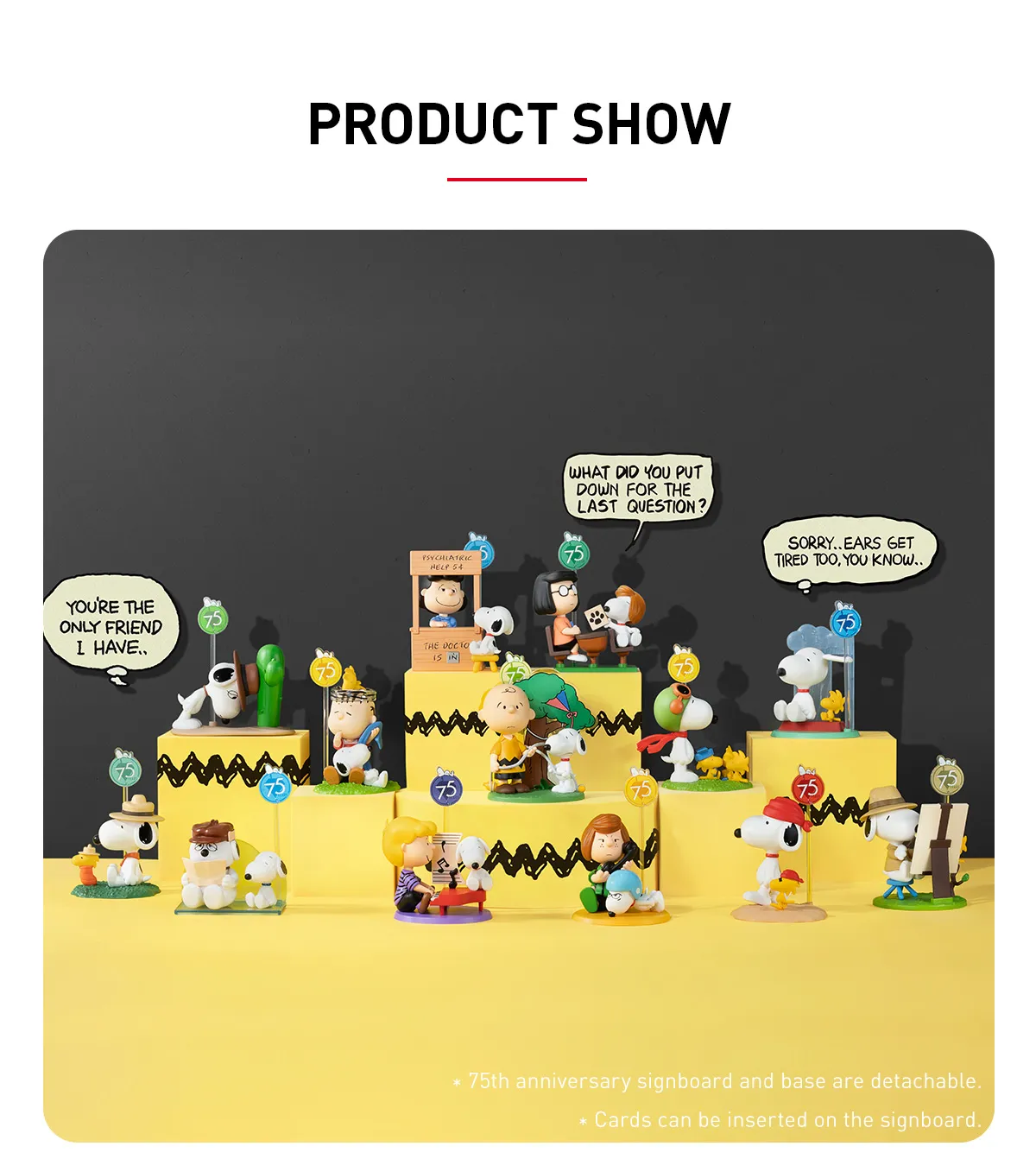 Peanuts 75th Anniversary | Snoopy Comic Life Series Figures - POP 