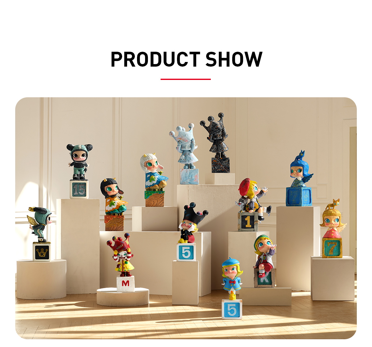 POP NOW:MOLLY Anniversary Statues Classical Retro 2 Series Figures