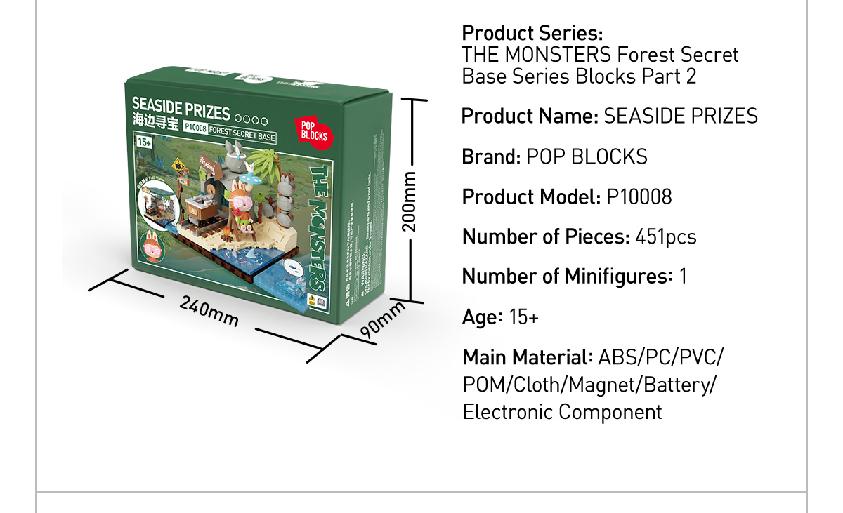 【未開封・新品】THE MONSTERS Magical Plants セット THE MONSTERS Forest Secret Base Series Blocks Wave II