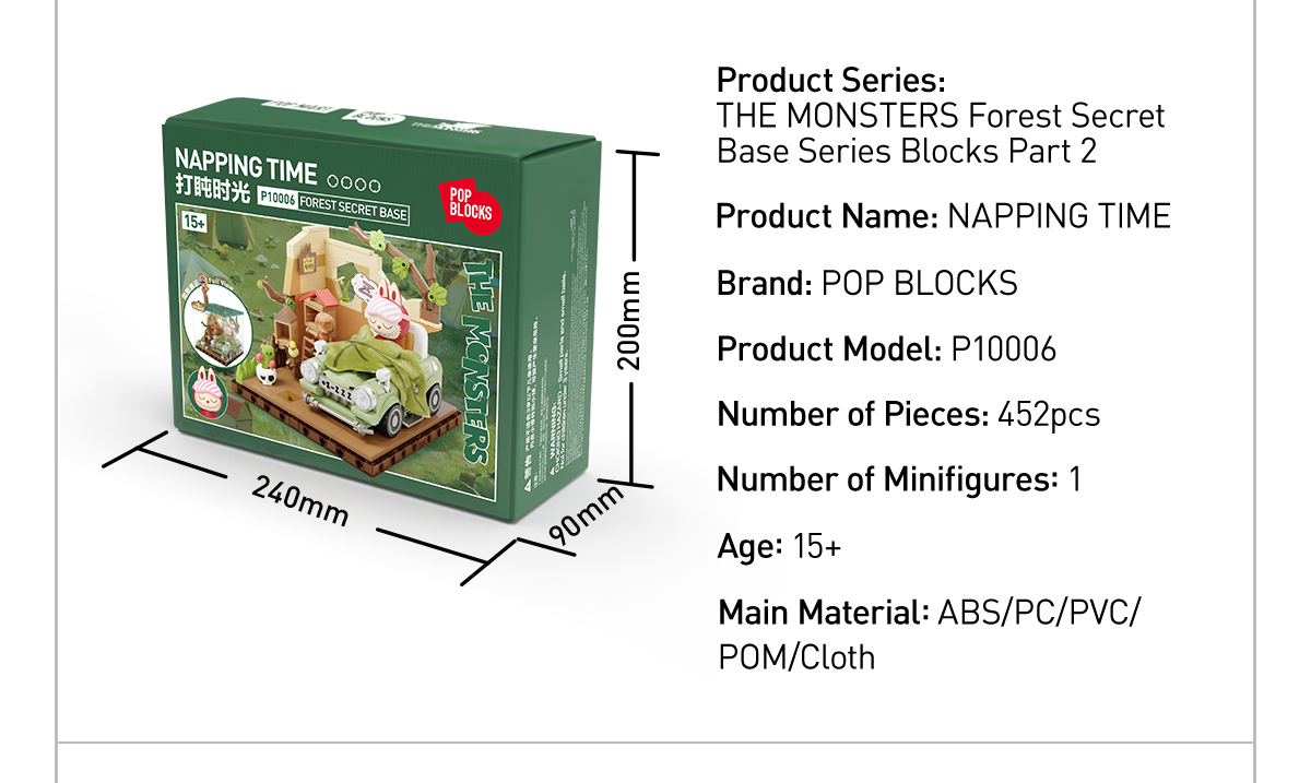 【未開封・新品】THE MONSTERS Magical Plants セット THE MONSTERS Forest Secret Base Series Blocks Wave II
