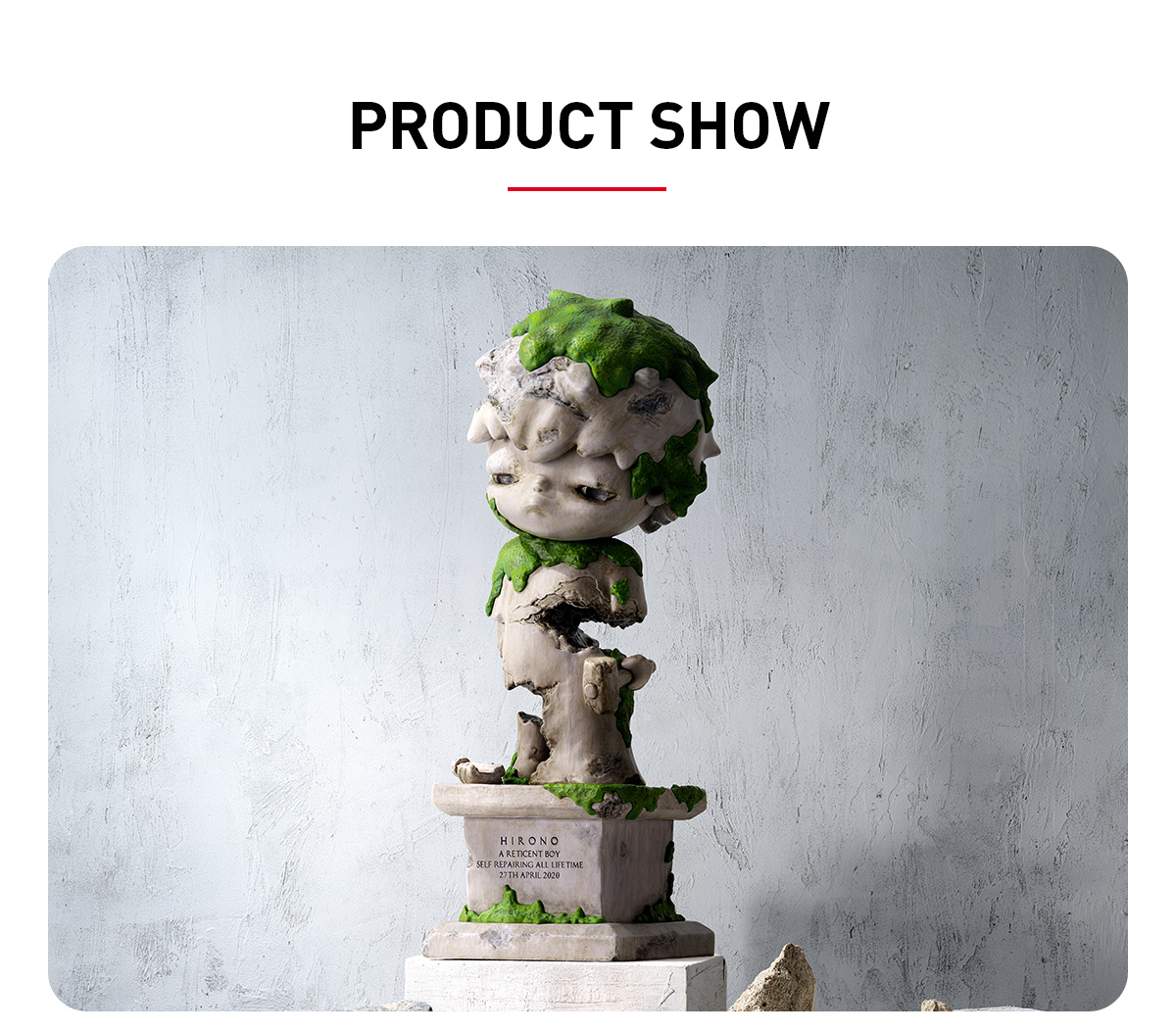 POPMART hirono RESHAPE ビッグサイズ 未開封 POP MART x Hirono Reshape Series Figures Confirmed Figure