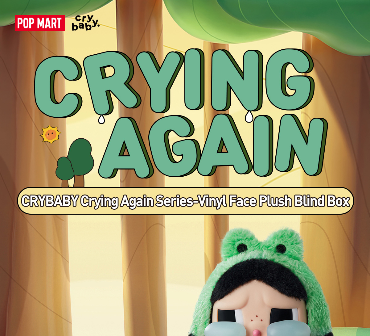 POP NOW:CRYBABY Crying Again シリーズ フェイスぬいぐるみ - POP