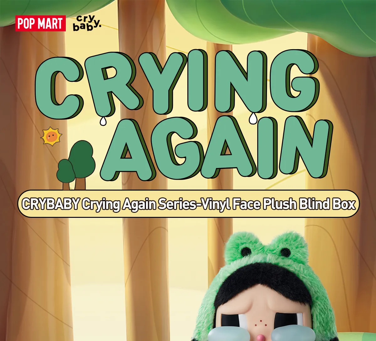 POP NOW:CRYBABY Crying Again シリーズ フェイスぬいぐるみ - POP 