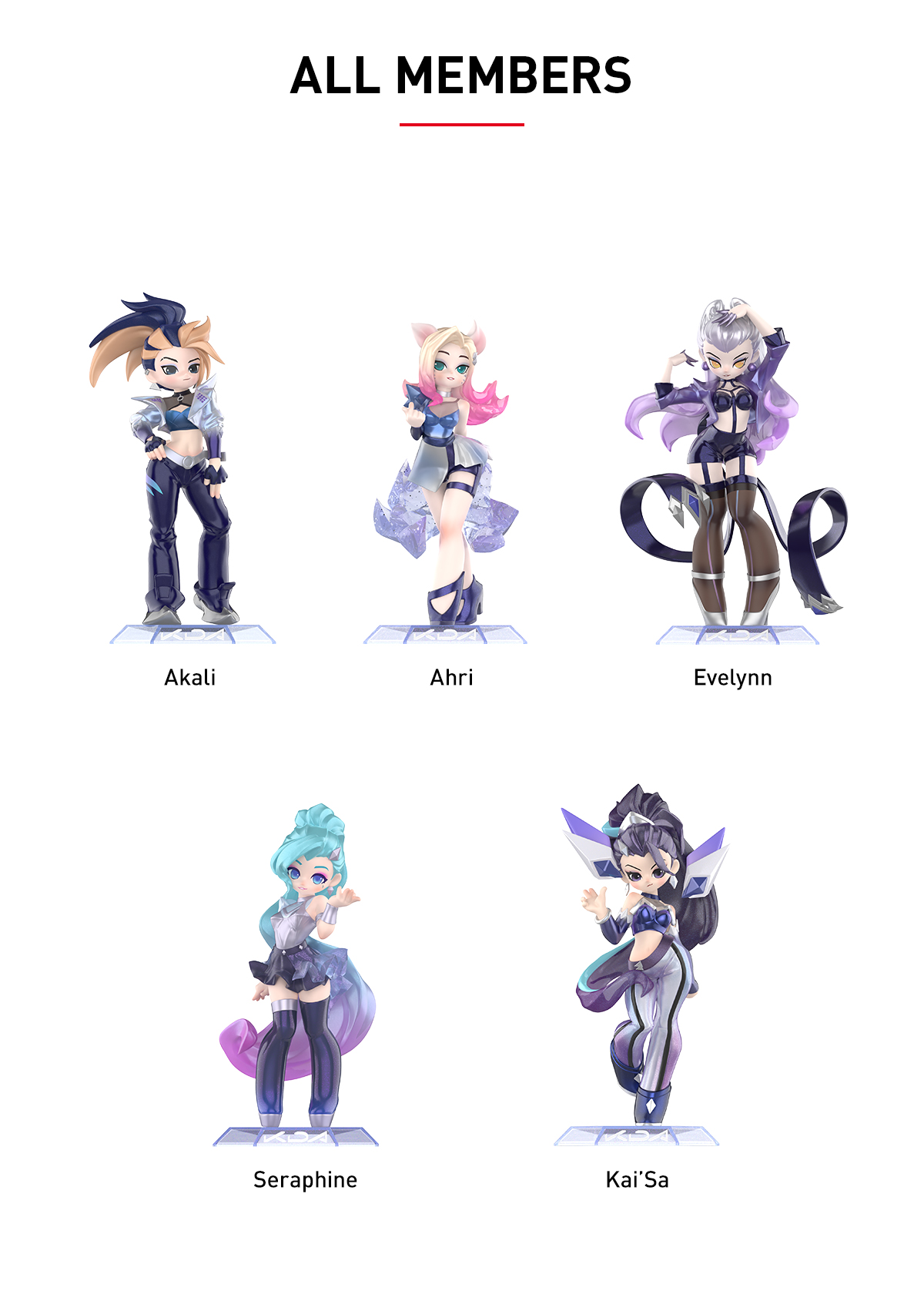 POP MART League of Legends K/DA Kai’Sa POP NOW:League of Legends K/DA ALL OUT Series Figures - POP