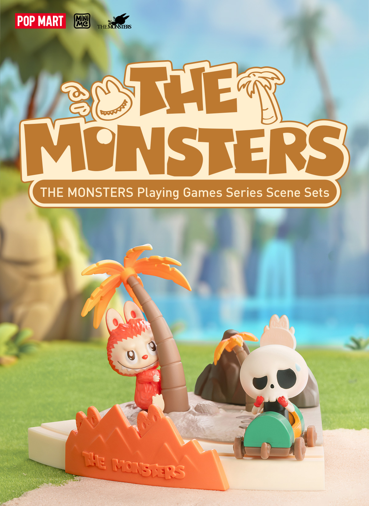 POP NOW:THE MONSTERS Playing Games Series Scene Sets - POP