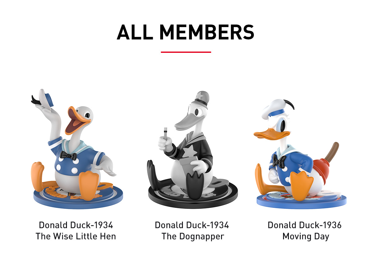 Disney Donald Duck 90th Anniversary Series Figures - POP