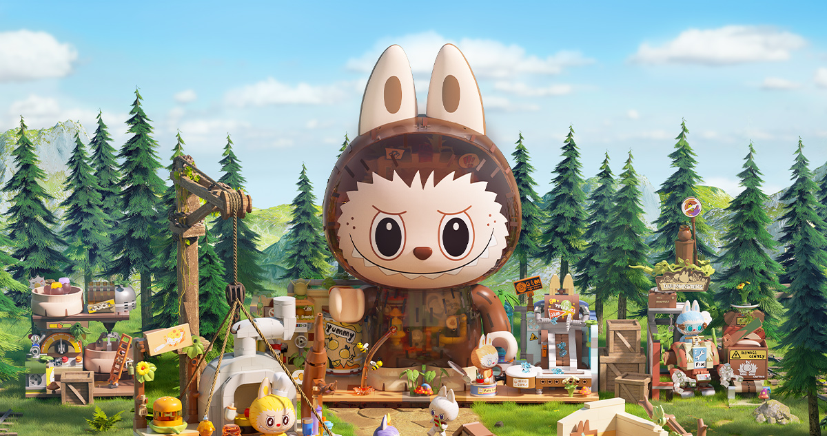 THE MONSTERS Forest Secret Base Series Blocks-Rolling Gems - POP