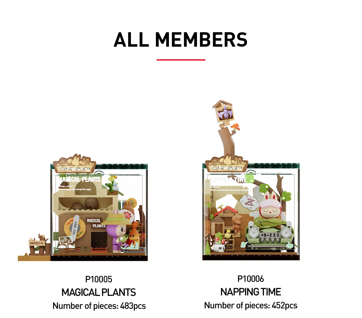 ポップマート ザモンスターズ (ラブブ) フォレストシークレットベース全シリーズ THE MONSTERS Forest Secret Base Series Blocks-Playful Home