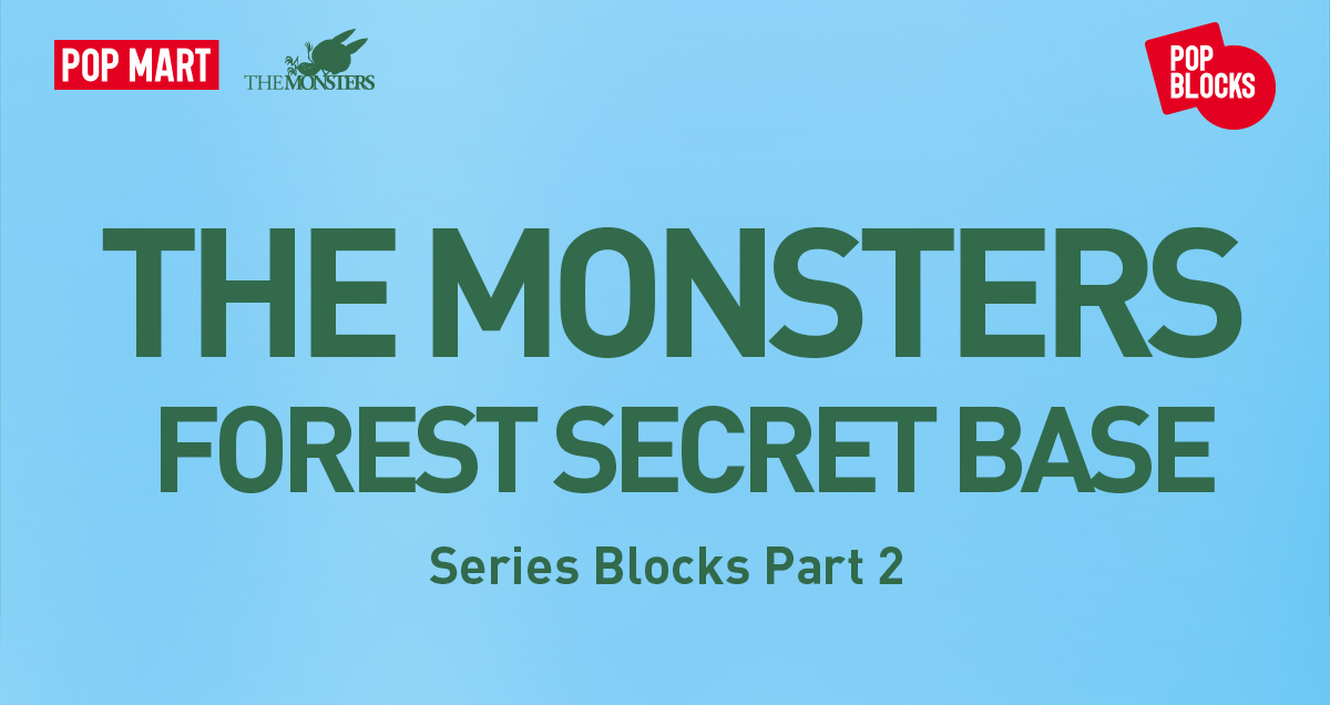 THE MONSTERS Forest Secret Base Series Blocks-Playful Home - POP