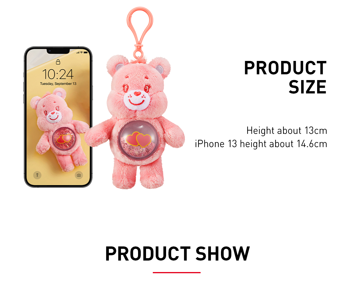 Care Bears Cozy Life Series-Quicksand Plush Pendant Blind Box