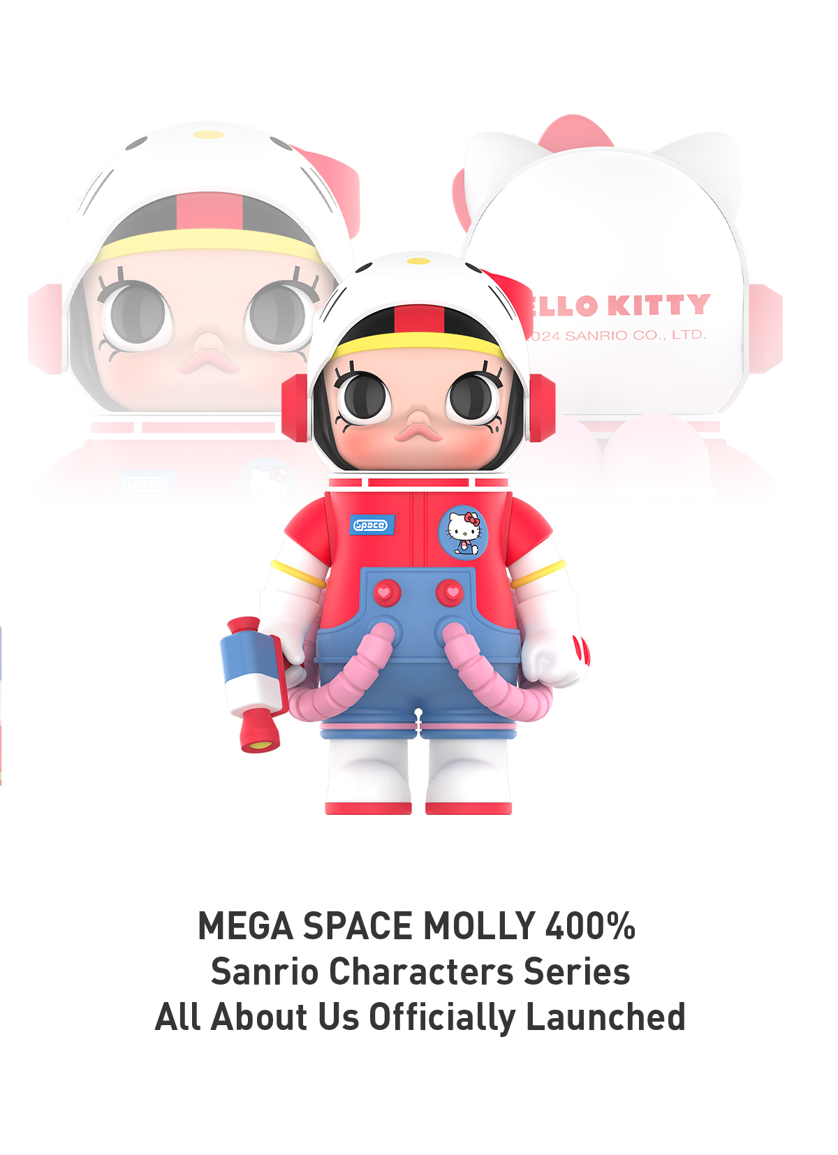 【POP MART】サンリオ MEGA SPACE MOLLY マイメロディ Pop Mart Mega Space Molly Sanrio Characters Series My Melody