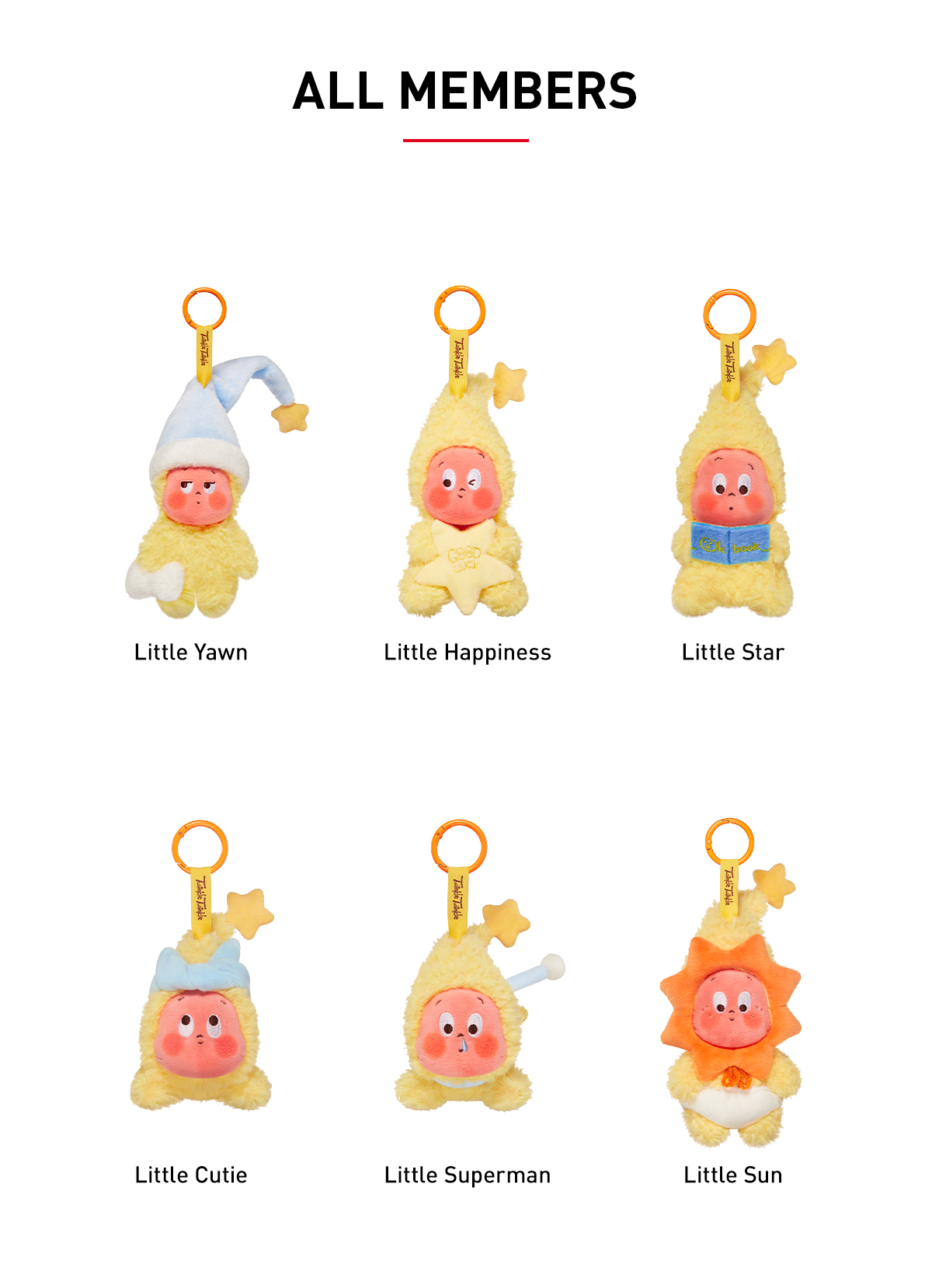 POPMART Twinkle Twinkle ぬいぐるみペンダントbox We are Twinkle Twinkle Series-Plush Pendant Blind Box - POP