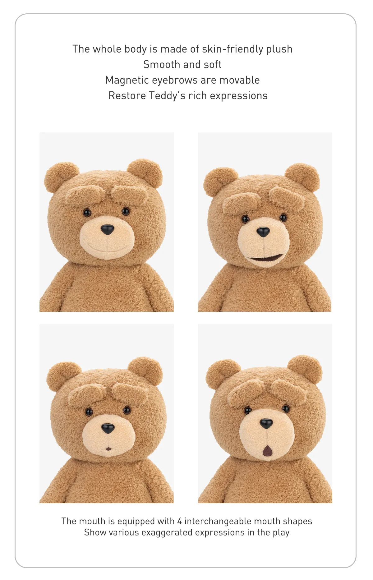 ted2 ted action plush doll - POP MART (Japan)