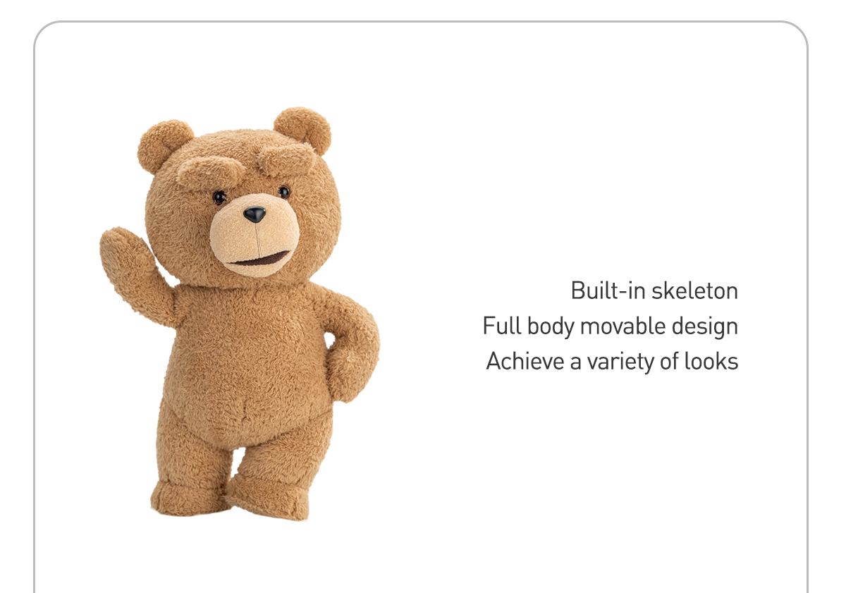 ted2 ted action plush doll - POP MART (Japan)