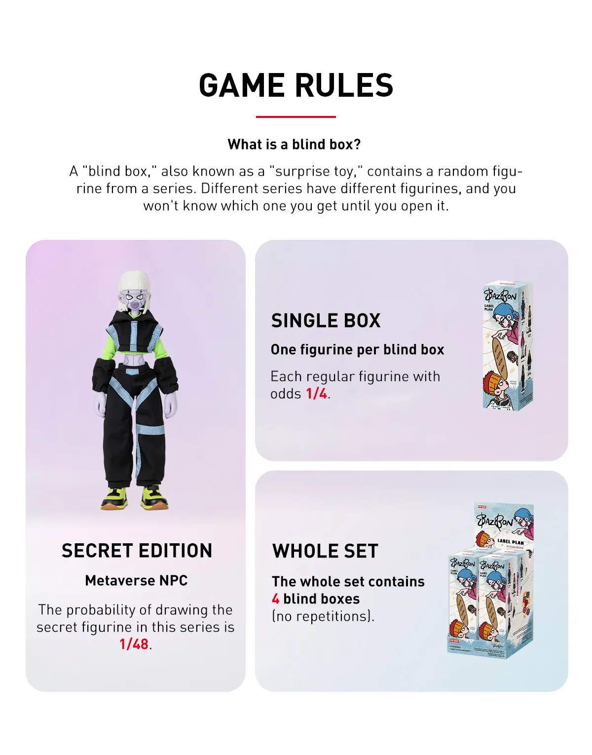 BAZBON Label Plan Series 1/8 Action Figure - POP MART (Poland)