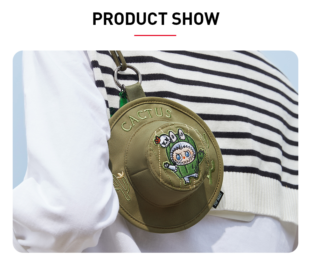 POPMART ラブブ バケットハット ミニバッグ ポップマート THE MONSTERS FALL IN WILD SERIES-Bucket Hat Mini Bag Blind
