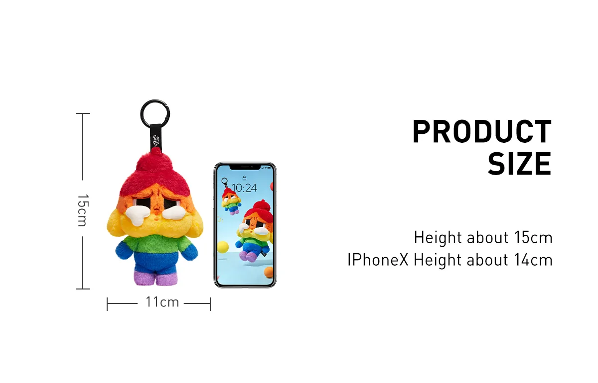 CRYBABY CHEER UP, BABY! SERIES-Plush Doll Pendant - POP MART (Japan)