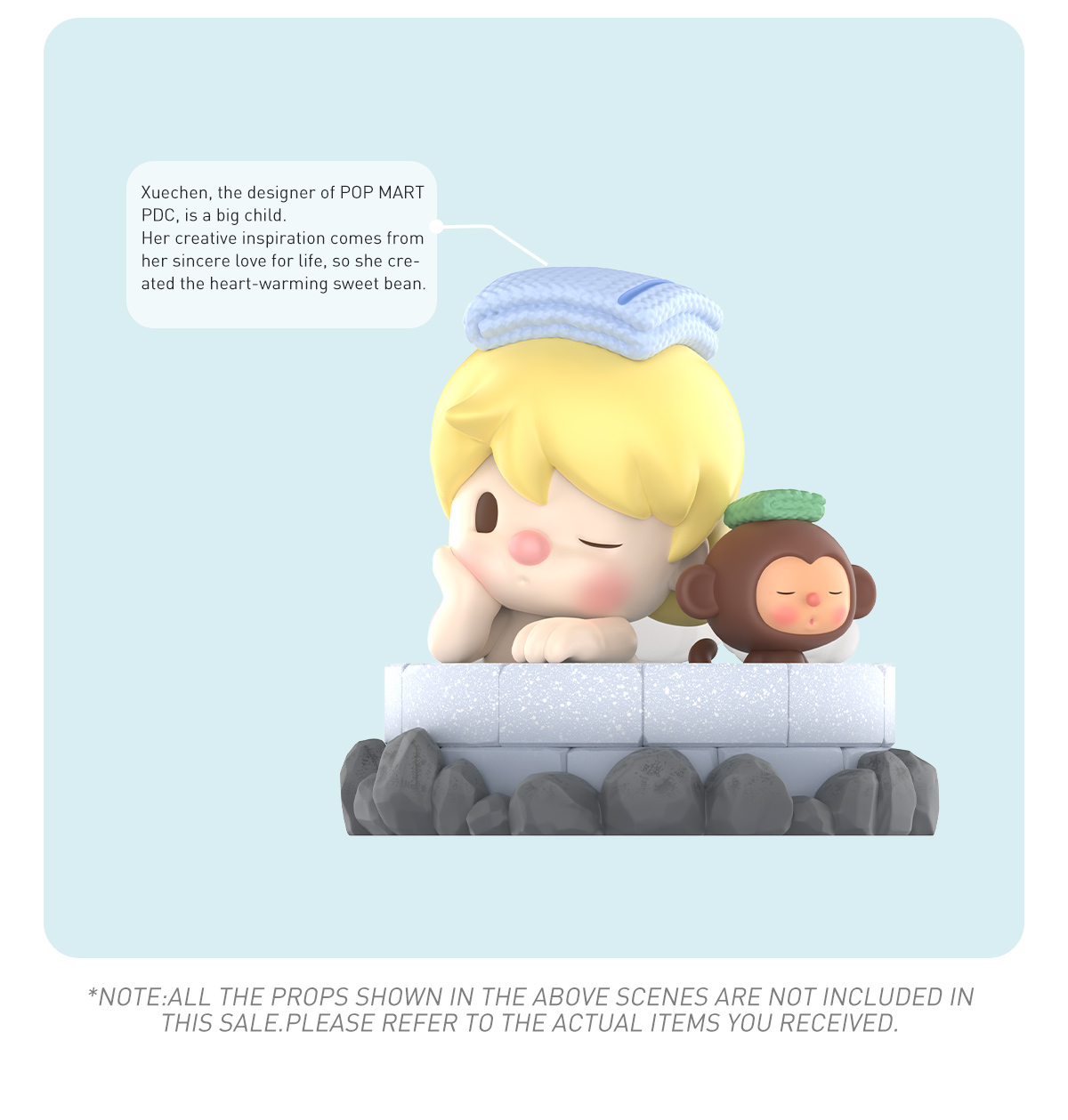 Sweet Bean Hot Spring Travel Figure - POP MART (Japan)