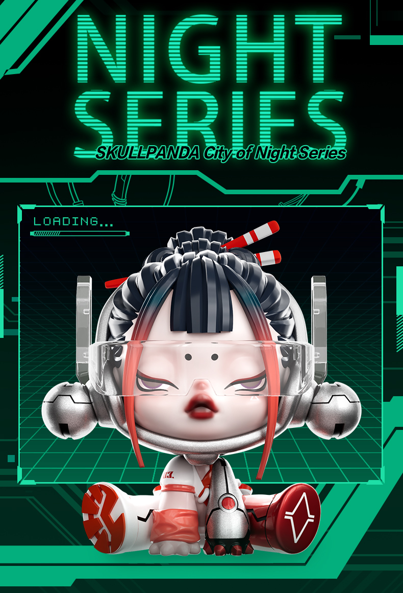 Skullpanda City of Night Series - POP MART (Japan)