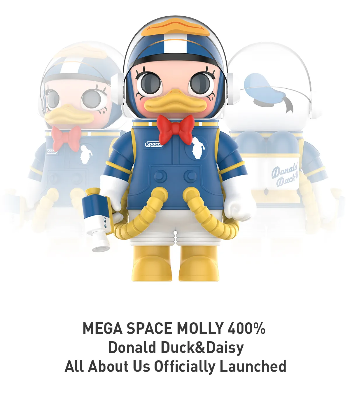 MEGA SPACE MOLLY 400% Donald Duck - POP MART (Japan)