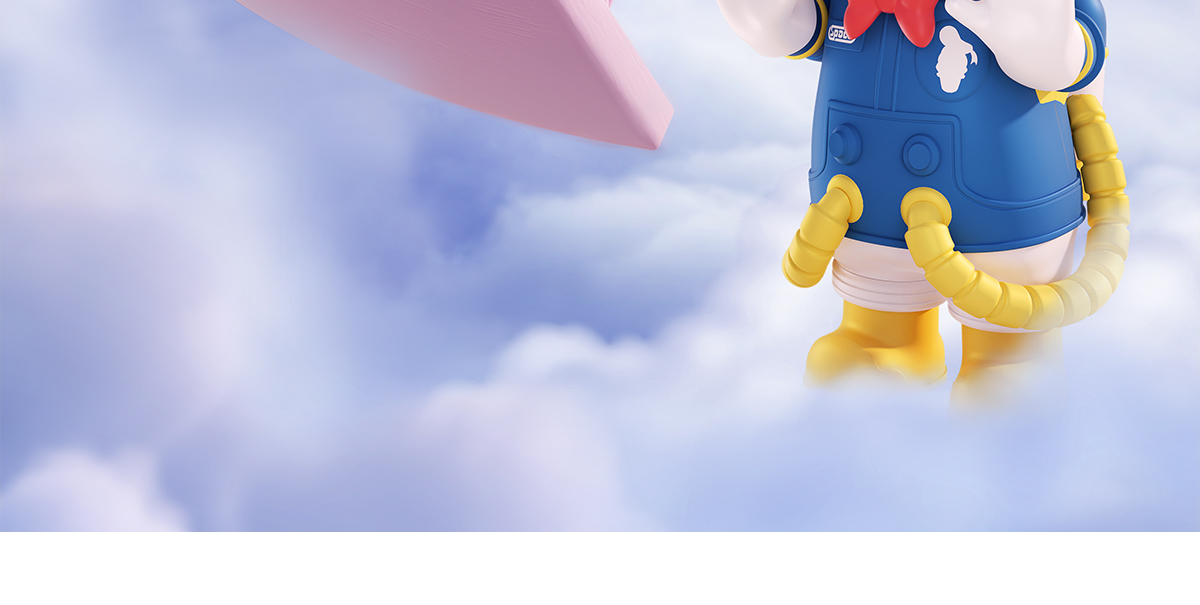 MEGA SPACE MOLLY 400% Donald Duck - POP MART (Austria)
