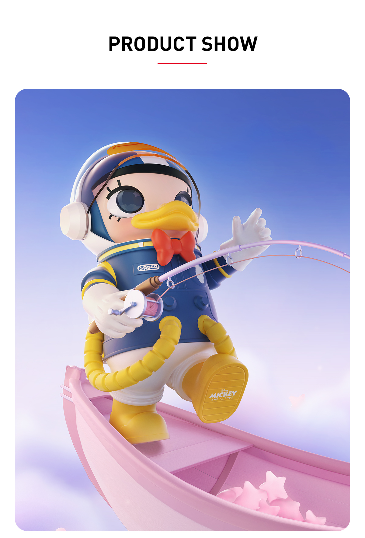 MEGA SPACE MOLLY 400% Donald Duck - POP MART (Japan)