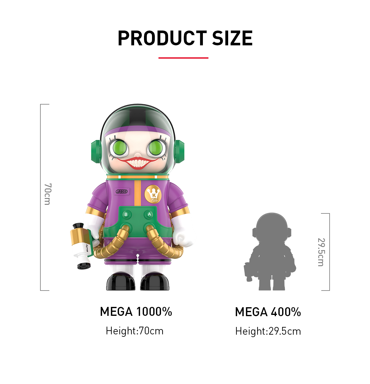 MEGA SPACE MOLLY 1000% JOKER - POP MART (Japan)